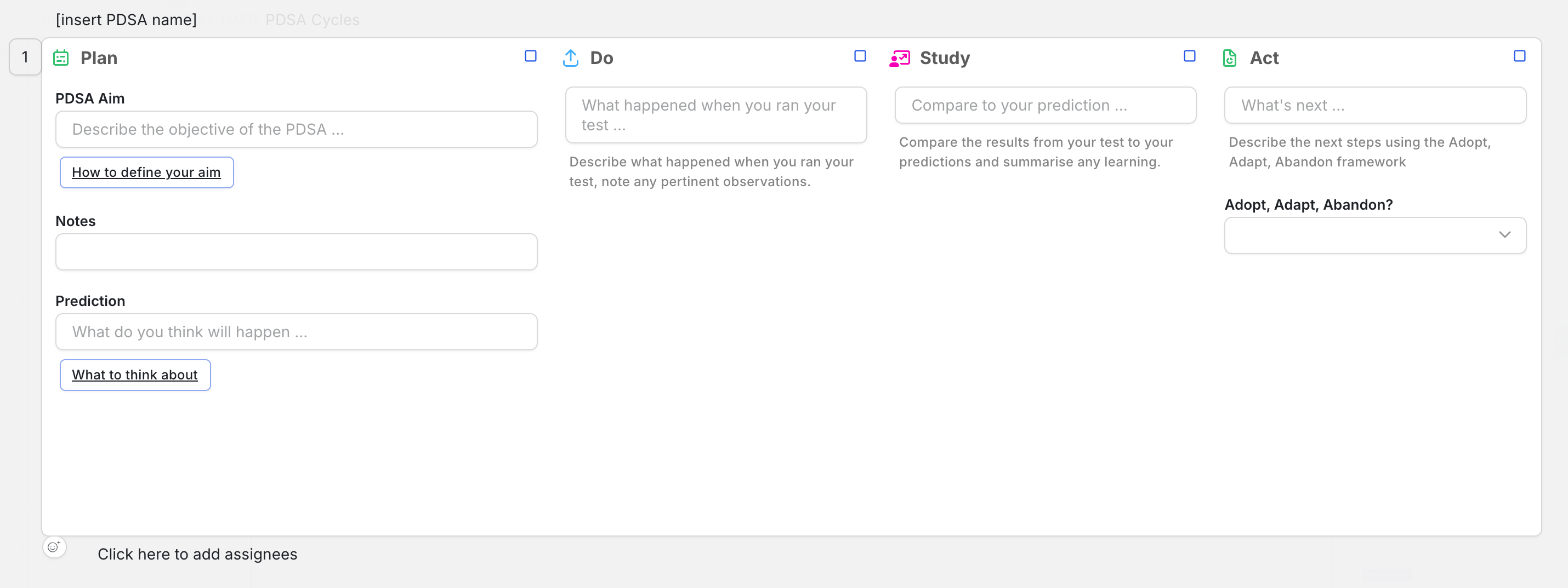PDSA Cycle